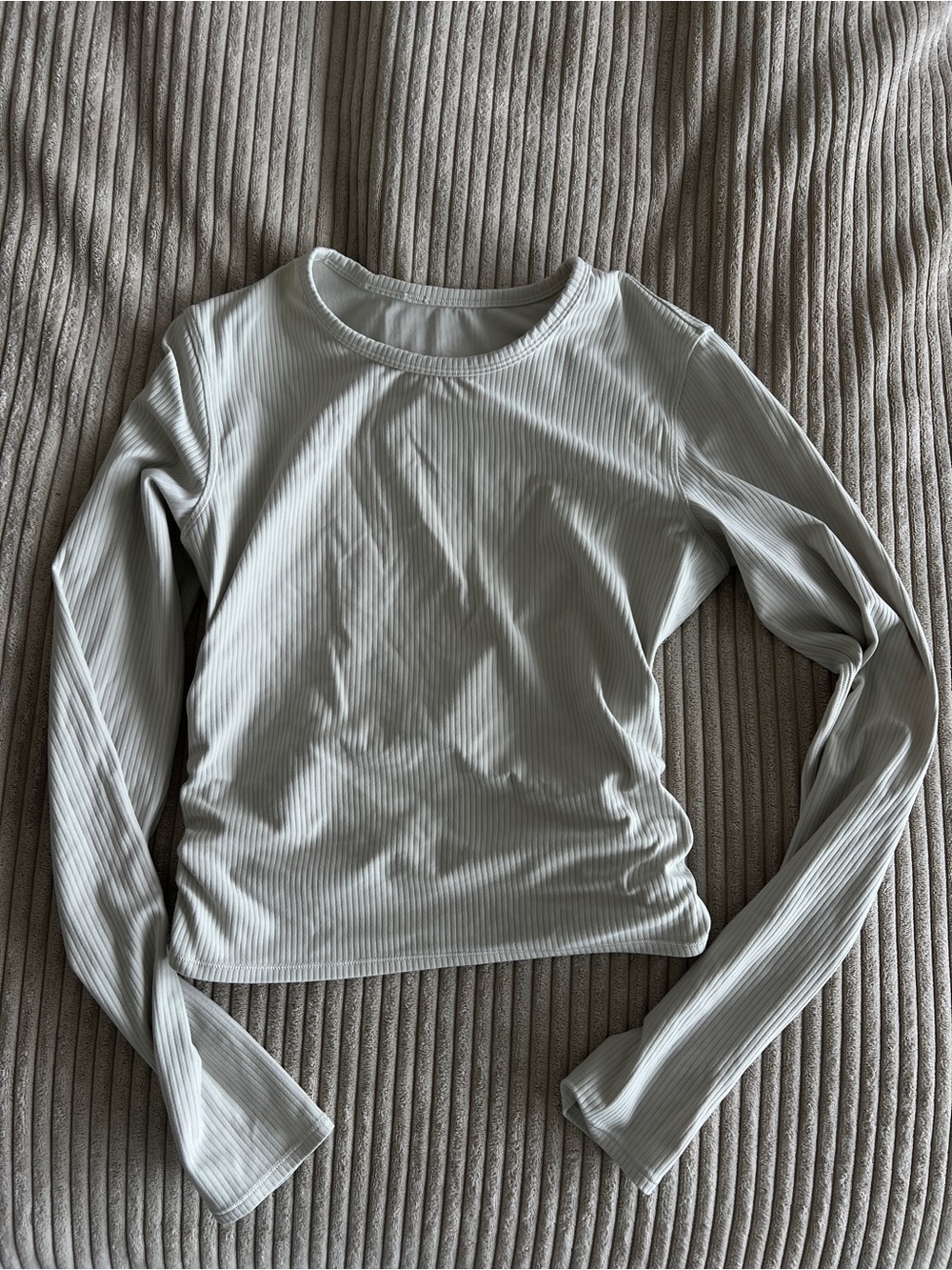 Lululemon All it Takes Back Twist Ribbed Long-Sleeve sz 6